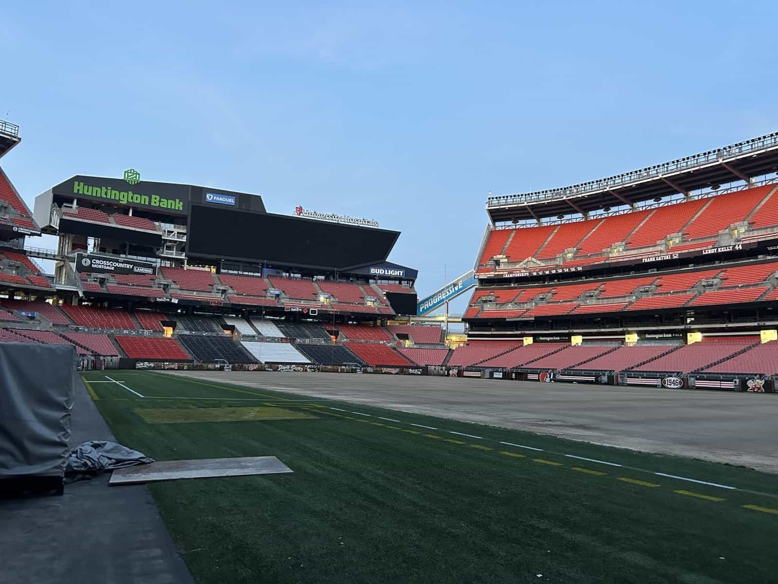 A big, well-known stadium where Thompson Trenchless and Hydro Jetting could handle pipe repair for large crowds.