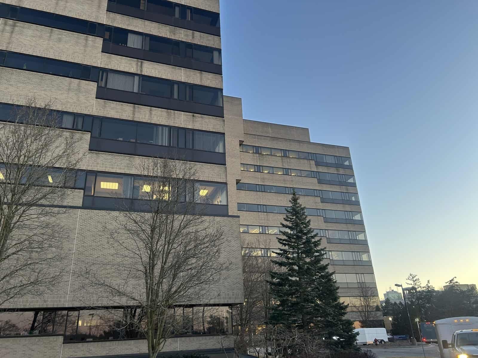 The buildings shown are a good work site for Thompson Trenchless and Hydro Jetting’s drain and pipe inspection services.