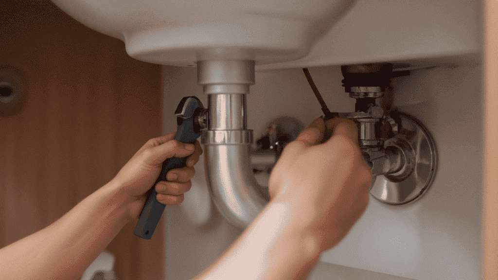 Thompson Trenchless and Hydro Jetting shows skilled repair work to fix sink pipes quickly and correctly.