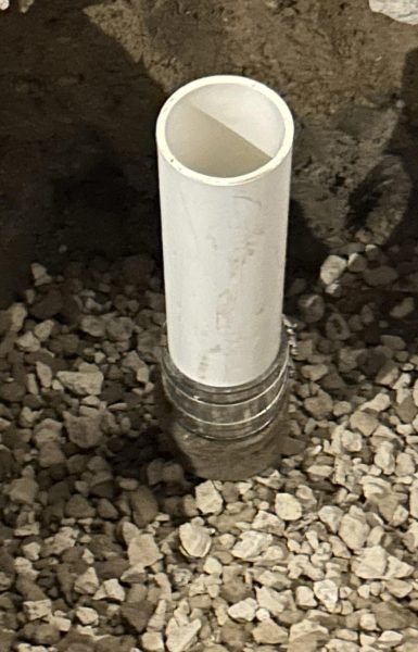 Thompson Trenchless and Hydro Jetting shows a fixed pipe, showing how they repair sewer or drainage lines underground.