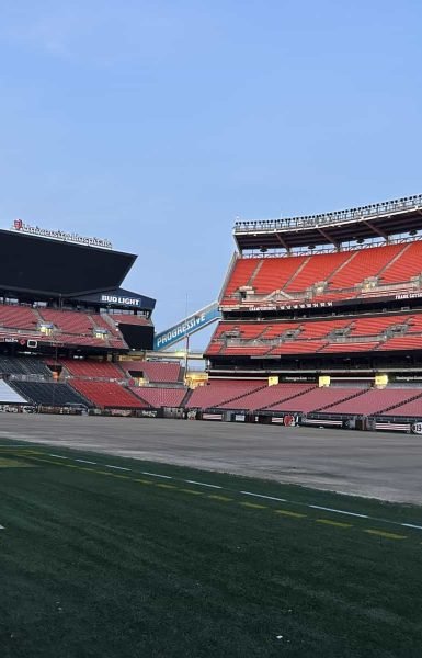 A quiet stadium shows how Thompson Trenchless and Hydro Jetting keeps infrastructure safe and ready for crowds.